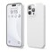 elago Compatible with iPhone 15 Pro Max Case Liquid Silicone Case Full Body Protective Cover Shockproof Slim Phone Case AntiScratch Soft Microfiber Lining 67 inch White