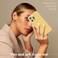 Kucheed 3PCS Sparkling Skin Protector for iPhone Bling Glitter Fiber Grain Full Cover Edges Sticker PreciseFit Back ProtectorLuxury WrapsBling Phone Decorations for iPhone 16 Pro