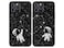 Cavka Matching Phone Case Compatible with iPhone 13 Pro Max 67 inch for Couples Best Friends Cover Cute Astronauts Outer Space Shockproof Anniversary for Him and Her Boyfriend Girlfriend Black