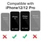 DEERLAMN Case for iPhone 1212 Pro with Slide Camera CoverScreen Protector2 PacksRotated Ring Kickstand Military Grade Shockproof Protective CoverOlive Green