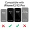 DEERLAMN Case for iPhone 1212 Pro with Slide Camera CoverScreen Protector2 PacksRotated Ring Kickstand Military Grade Shockproof Protective CoverOlive Green
