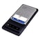 Dockem Wallet Case for Pixel 6 with 2 Credit Card Holder Pockets Liquid Silicone with Canvas Style Synthetic Leather Card Slots Luxe N2T BlackGrey