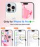 FNTCASE for iPhone 16 Pro Case Compatible with Magsafe Translucent Matte Cases with Full Camera Protection Screen Protector Military Grade Shockproof Protective Phone Cover Light Pink