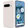 GiiYoon Silicone Case Compatible with Google Pixel 8 Pro Full Body Silky Soft Touch Phone Case with Camera Protection Shockproof Cover with Microfiber Lining Off White