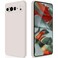 GiiYoon Silicone Case Compatible with Google Pixel 9 Pro XL Full Body Silky Soft Touch Phone Case with Camera Protection Shockproof Cover with Microfiber Lining Off White