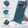 GiiYoon Silicone Case Compatible with Nothing Phone 3a Full Body Silky Soft Touch Phone Case with Camera Protection Shockproof Cover with Microfiber Lining Blue