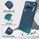 GiiYoon Silicone Case Compatible with Nothing Phone 3a Full Body Silky Soft Touch Phone Case with Camera Protection Shockproof Cover with Microfiber Lining Blue