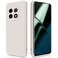 GiiYoon Silicone Case Compatible with OnePlus 11 Full Body Silky Soft Touch Phone Case with Camera Protection Shockproof Cover with Microfiber Lining White
