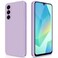 GiiYoon Silicone Case Compatible with Samsung Galaxy A16 Full Body Silky Soft Touch Phone Case with Camera Protection Shockproof Cover with Microfiber Lining Purple