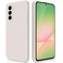 GiiYoon Silicone Case Compatible with Samsung Galaxy A56 Full Body Silky Soft Touch Phone Case with Camera Protection Shockproof Cover with Microfiber Lining Off White