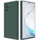 GiiYoon Silicone Case Compatible with Samsung Galaxy Note 10 Plus Full Body Silky Soft Touch Phone Case with Camera Protection Shockproof Cover with Microfiber Lining Green