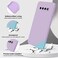 GiiYoon Silicone Case Compatible with Samsung Galaxy S10 Full Body Silky Soft Touch Phone Case with Camera Protection Shockproof Cover with Microfiber Lining Purple