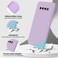 GiiYoon Silicone Case Compatible with Samsung Galaxy S10 Full Body Silky Soft Touch Phone Case with Camera Protection Shockproof Cover with Microfiber Lining Purple