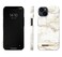 IDEAL OF SWEDEN Mobile Phone Case for iPhone 13 Microfiber Lining Qi Wireless Charger Compatible Golden Pearl Marble