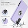 JAME Designed for Samsung Galaxy S21 Case Not for S21 Plus S21 Ultra Slim Tough Rugged Shockproof Protective Case with Metal Ring Kickstand for Samsung Galaxy S21 62 Inch Purple