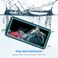 Lanhiem for Samsung Galaxy S22 Ultra Case IP68 Waterproof Dustproof with Builtin Screen Protector Heavy Duty Full Body Protective Phone Case for Samsung S22 Ultra 5G BlueClear
