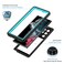 Lanhiem for Samsung Galaxy S22 Ultra Case IP68 Waterproof Dustproof with Builtin Screen Protector Heavy Duty Full Body Protective Phone Case for Samsung S22 Ultra 5G BlueClear