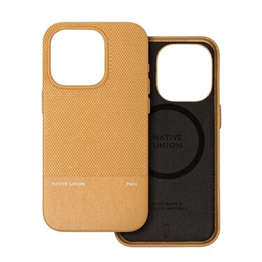 Native Union Re Classic Case MagSafe Compatible with Builtin Magnets Recycled PlantBased Materials UltraDurable with 6ft 18m Drop Protection for iPhone 15 Pro Kraft