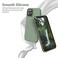 OTOFLY Compatible with iPhone 12 Casefor iPhone 12 Pro CaseSilky and Soft Touch Series Premium Soft Liquid Silicone Rubber FullBody Protective Bumper Case 61 inchCalke Green