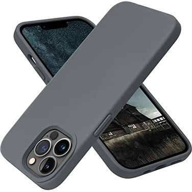 OTOFLY Designed for iPhone 13 Pro Max Case Silicone Shockproof Slim Thin Phone Case for iPhone 13 Pro Max 67 inch Space Gray