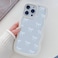 QLTYPRI Bow Case for iPhone 12iPhone 12 Pro Clear Cute Ribbon Bow Phone Case Curly Wavy Aesthetic Phone Case Slim Soft Transparent Shockproof Protective Cover for Women Girls White