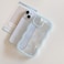 QLTYPRI Bow Case for iPhone 16 Pro Max Clear Cute Ribbon Bow Phone Case Curly Wavy Aesthetic Phone Case Slim Soft Transparent Shockproof Protective Cover for Women Girls Light Blue