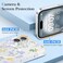 RALEAVO for iPhone 16 Case Compatible with MagSafe Strong Magnetic Clear Floral Cover for Women Girls Slim Hard Back Protective Phone Case for iPhone 16 61ClearLavender
