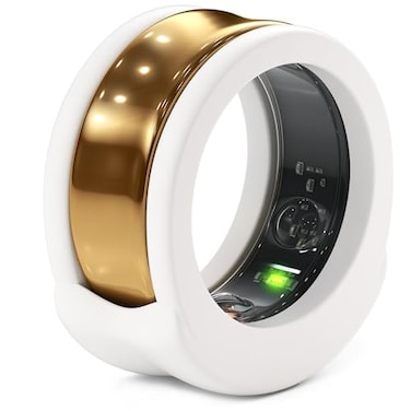 Rinfit Smart Ring Protector Silicone Ring Enhancer for Active Lifestyle and Gym SportFit US Design Patent White Size 6