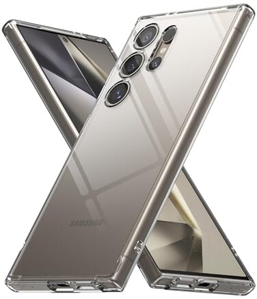 Ringke Fusion for Samsung Galaxy S24 Ultra Case Always Look Classy UV Coating for Scratch Discoloration Resistant Shockproof Air Pockets Clear