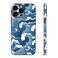 CXWITHY Skin Wrap for iPhone 1314151617 Pro Max Vinyl Decal Sticker Cover Protective Film for Phone Back Camera Frame Blue 15 Pro Max