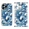 CXWITHY Skin Wrap for iPhone 1314151617 Pro Max Vinyl Decal Sticker Cover Protective Film for Phone Back Camera Frame Blue 15 Pro Max