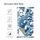 CXWITHY Skin Wrap for iPhone 1314151617 Pro Max Vinyl Decal Sticker Cover Protective Film for Phone Back Camera Frame Blue 15 Pro Max