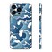 CXWITHY Skin Wrap for iPhone 1314151617 Pro Max Vinyl Decal Sticker Cover Protective Film for Phone Back Camera Frame Blue 15 Pro Max