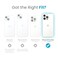 Speck iPhone 15 Pro Max Case MagSafe Compatible Drop Protection Grip Scratch Resistant Soft Touch 67 Inch Phone Case Presidio2 Grip Coastal BlueDust GreyWhite