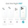 Speck iPhone 15 Pro Max Case MagSafe Compatible Drop Protection Grip Scratch Resistant Soft Touch 67 Inch Phone Case Presidio2 Grip Coastal BlueDust GreyWhite