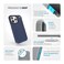 Speck iPhone 15 Pro Max Case MagSafe Compatible Drop Protection Grip Scratch Resistant Soft Touch 67 Inch Phone Case Presidio2 Grip Coastal BlueDust GreyWhite