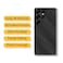 SUKIDIOVQ for Galaxy S25 Ultra Skin Wrap Carbon Fiber Phone Sticker Vinyl Ultra Thin Slim Decal Film Protective for Back Side Borders Honeycomb Pattern Galaxy S25 Ultra