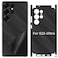 SUKIDIOVQ for Galaxy S25 Ultra Skin Wrap Carbon Fiber Phone Sticker Vinyl Ultra Thin Slim Decal Film Protective for Back Side Borders Honeycomb Pattern Galaxy S25 Ultra