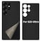 SUKIDIOVQ for Samsung Galaxy S25 Ultra Skin Wrap Leather Strip 3M Phone Sticker Ultra Thin Slim Ultralight Decal Glass Protector Film Protective for Back Camera Black