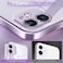 Supdeal Crystal Clear Case for iPhone 11 Not Yellowing Camera Protection Military Grade Drop Tested Transparent Shockproof Protective Soft Silicone Slim Cover 61 inch Purple