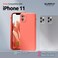 SURPHY Design for iPhone 11 Case with Camera Protection Straight Edge Slim Design Liquid Silicone Phone Case for iPhone 11 61 inches Pink Citrus