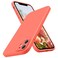 SURPHY Design for iPhone 11 Case with Camera Protection Straight Edge Slim Design Liquid Silicone Phone Case for iPhone 11 61 inches Pink Citrus