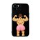 TRADAY Funny Ugly Compatible with for iPhone 1314 Ridiculous Weird Ugliest Crazy Peach Phone Case