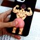 TRADAY Funny Ugly Compatible with for iPhone 1314 Ridiculous Weird Ugliest Crazy Peach Phone Case