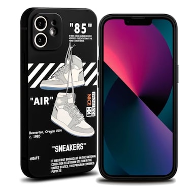 VVVLGD Cool Phone Case for iPhone 12 Case for Boys Men Aesthetic Basketball Shoes DropResistant Lens Protection Sport Sneaker Street Design Shockproof Designer Cases Compatible with iPhone 12 Case
