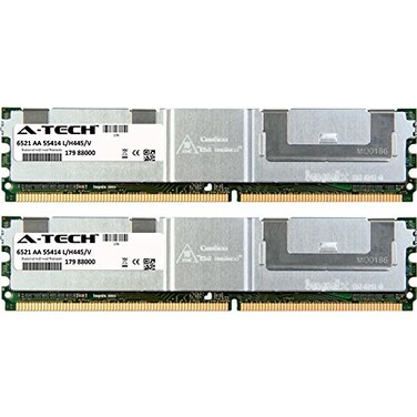 A-Tech ATech 8GB Kit 2 x 4GB Server RAM for HP Compaq Workstation xw6400 xw6600 xw8400 xw8600 DDR2 667MHz PC25300F ECC Fully Buffered DIMM Server Memory Kit