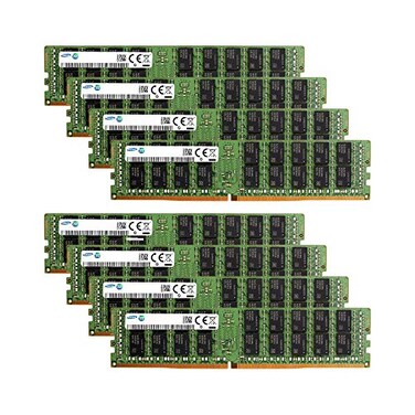 Samsung Memory Bundle with 256GB 8 x 32GB DDR4 PC421300 2666MHz RDIMM 8 x M393A4K40CB2CTD Registered Server Memory