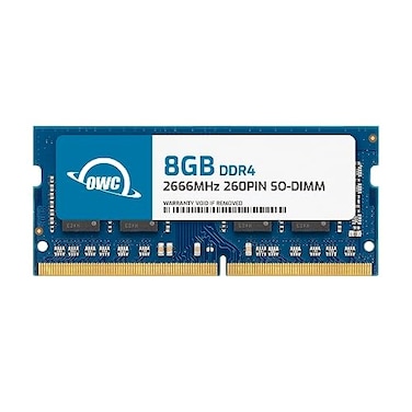 OWC 8GB PC21300 DDR4 2666MHz 260pin SODIMM Memory Ram Module Compatible with Mac mini 2018 iMac 2019 and up and Compatible PCs 2666DDR4S08G