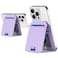 Cavor Compatible with Magsafe Wallet for Magnetic Wallet for iPhone 1716 Pro Max14 Pro1514 Plus1312 Mag Safe Card HolderPhone Credit for iPhone 151312Purple