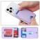 Cavor Compatible with Magsafe Wallet for Magnetic Wallet for iPhone 1716 Pro Max14 Pro1514 Plus1312 Mag Safe Card HolderPhone Credit for iPhone 151312Purple